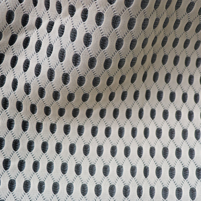 3mm 3d spacer kumaş 50in to 60in siyah renkli iplik solunumlu örgü malzemesi 2