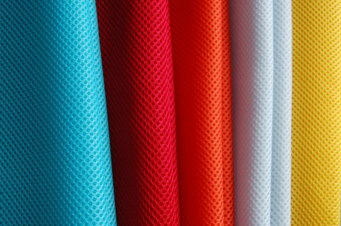 3mm 100 Polyester Mesh Kumaş Tricked Solunumlu Ağ Kumaş Ayakkabılar İçin 1