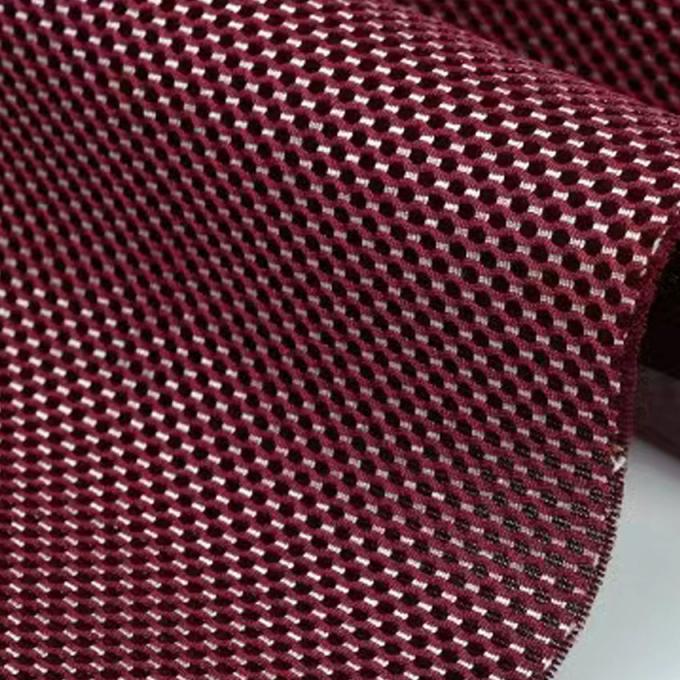 320 - 400GSM 3 boyutlu ağ malzemesi takım elbise bagajı için polyester ağ malzemesi 0