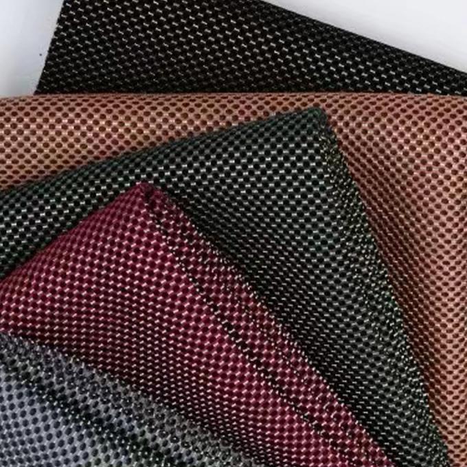 320 - 400GSM 3 boyutlu ağ malzemesi takım elbise bagajı için polyester ağ malzemesi 1