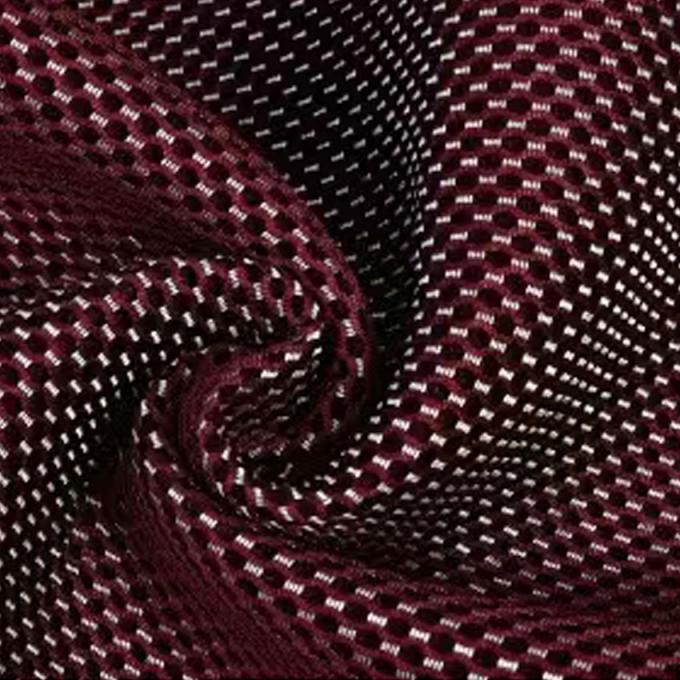 320 - 400GSM 3 boyutlu ağ malzemesi takım elbise bagajı için polyester ağ malzemesi 2