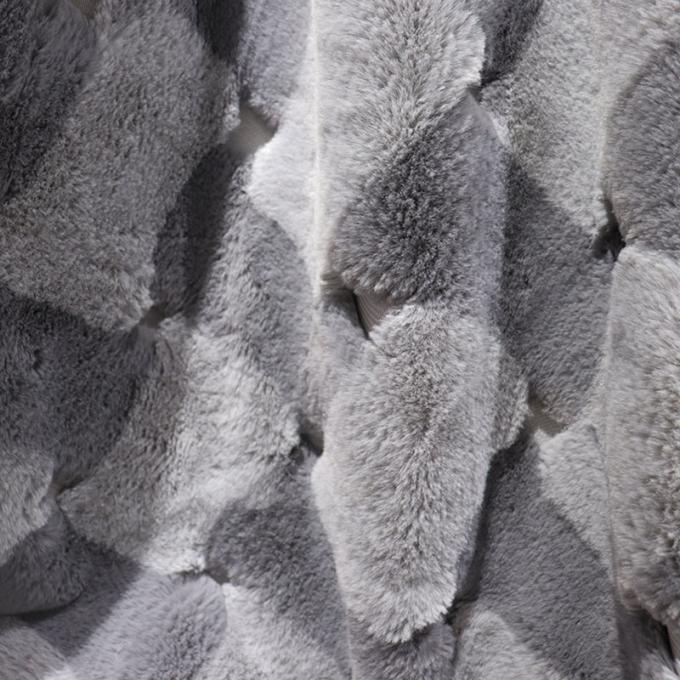 Polyester Hafif Koral Yürük Battaniye Sahte Kürk Battaniye Kış için 320gm 3
