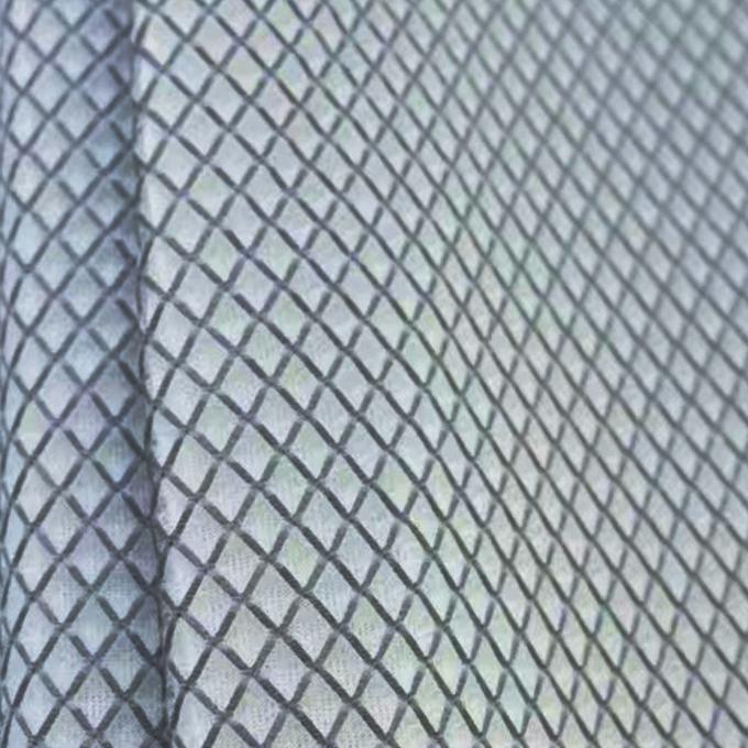 3mm Warp örgü örgü 3D örgü malzemesi 250gm hava örgü kumaşı 0