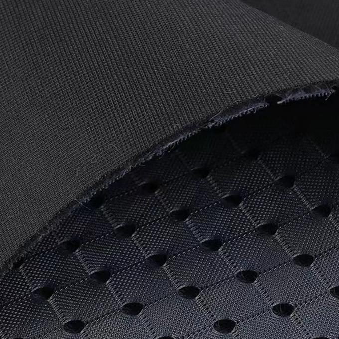 3mm 3d spacer kumaş 50in to 60in siyah renkli iplik solunumlu örgü malzemesi 0