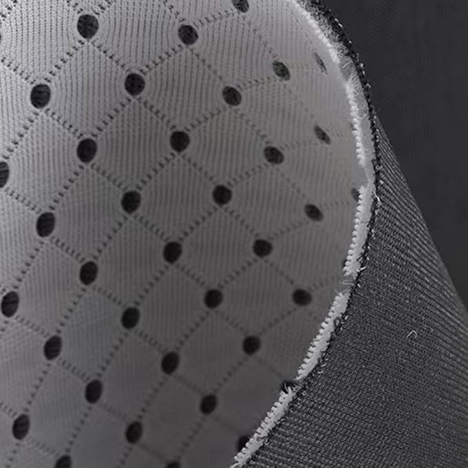 3mm 3d spacer kumaş 50in to 60in siyah renkli iplik solunumlu örgü malzemesi 2