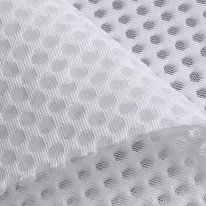Dokunulmuş Nefes Alıcı 3D Ağ Kumaşı Poliester Hava Ağ Kumaşı Ayakkabılar İçin Yüksek Esneklik 1
