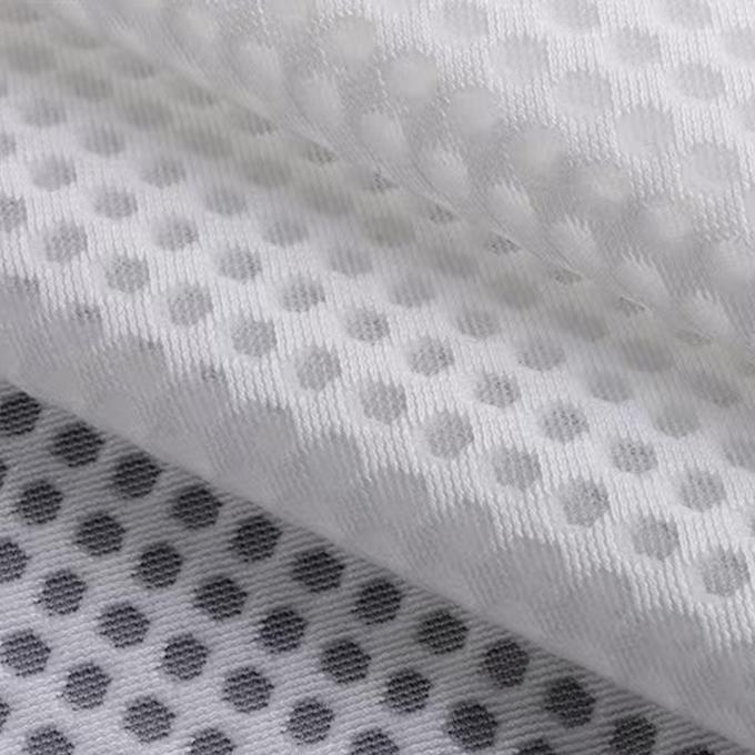 Dokunulmuş Nefes Alıcı 3D Ağ Kumaşı Poliester Hava Ağ Kumaşı Ayakkabılar İçin Yüksek Esneklik 3