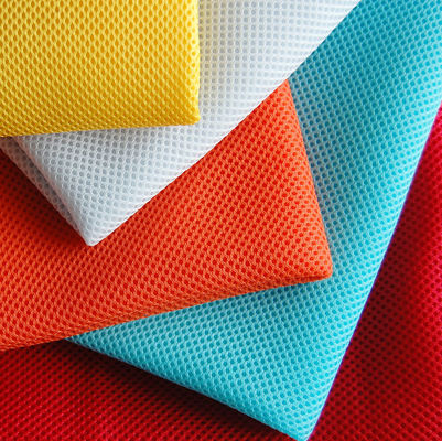 3mm 100 Polyester Mesh Kumaş Tricked Solunumlu Ağ Kumaş Ayakkabılar İçin