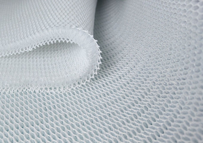 Hafıza 4mm 3D Mesh Malzemesi Polyester Mesh Kumaş Yüksek solunumlu 0