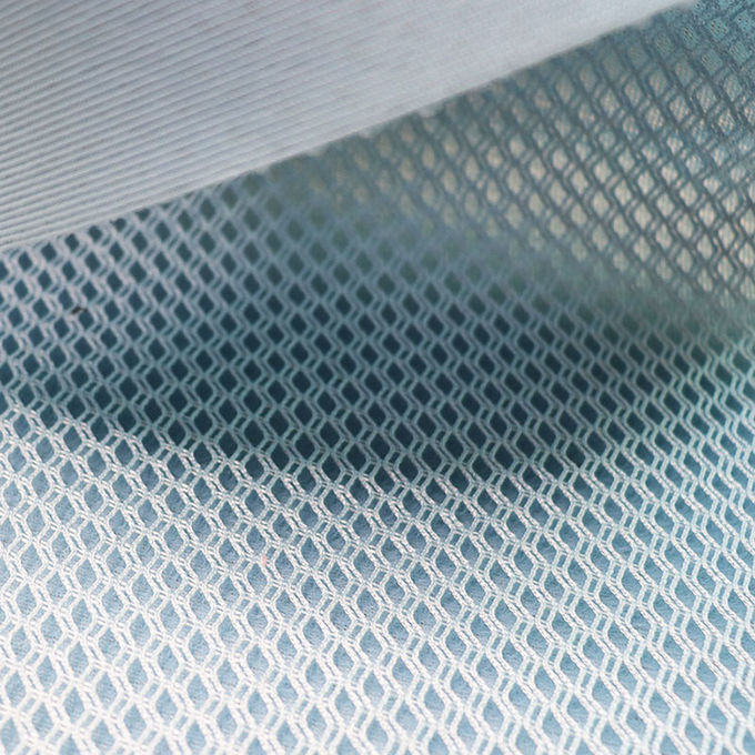 3mm Ayakkabı Hava Ağı Malzemesi Spor Giysi Poly Mesh Kumaş 280gm 0