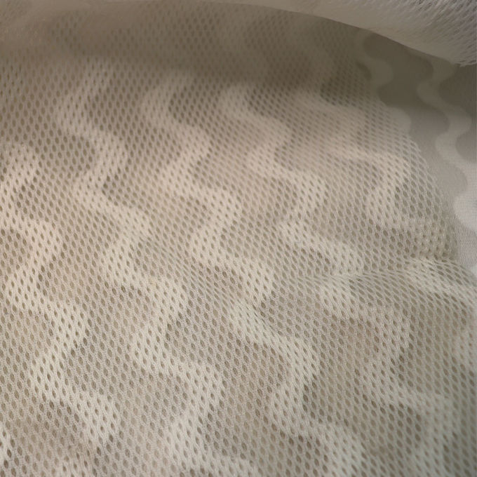 Jacquard Gözyaşlarına Karşı 3D Ağ Malzemesi Geri Dönüştürülmüş Poliester Ağ 3mm 1