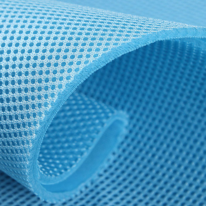 3mm 100 Polyester Mesh Kumaş Tricked Solunumlu Ağ Kumaş Ayakkabılar İçin 4