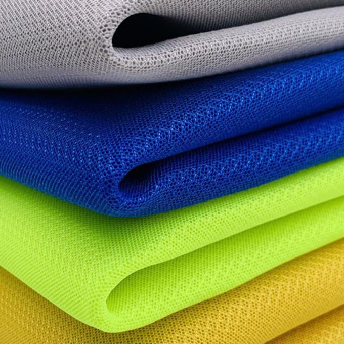 320GSM Hafif 3D Mesh Kumaş Nefes Alıcı Poliester Hava Mesh Kumaş 58IN 3