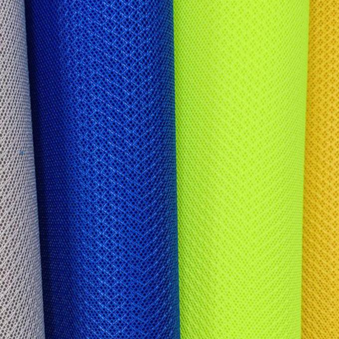 320GSM Hafif 3D Mesh Kumaş Nefes Alıcı Poliester Hava Mesh Kumaş 58IN 2