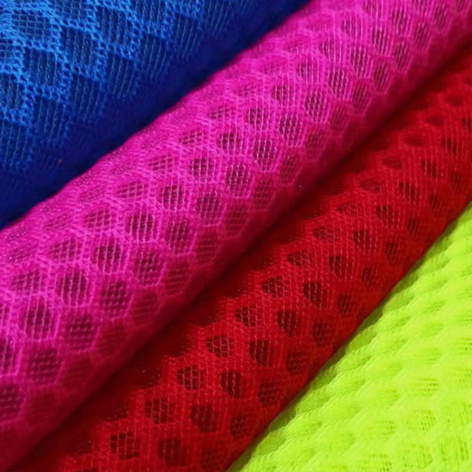 100% Polyester Geri Dönüştürülmüş Polyester Ağı Dikiş Airmesh 3D Ağı Malzemesi 6