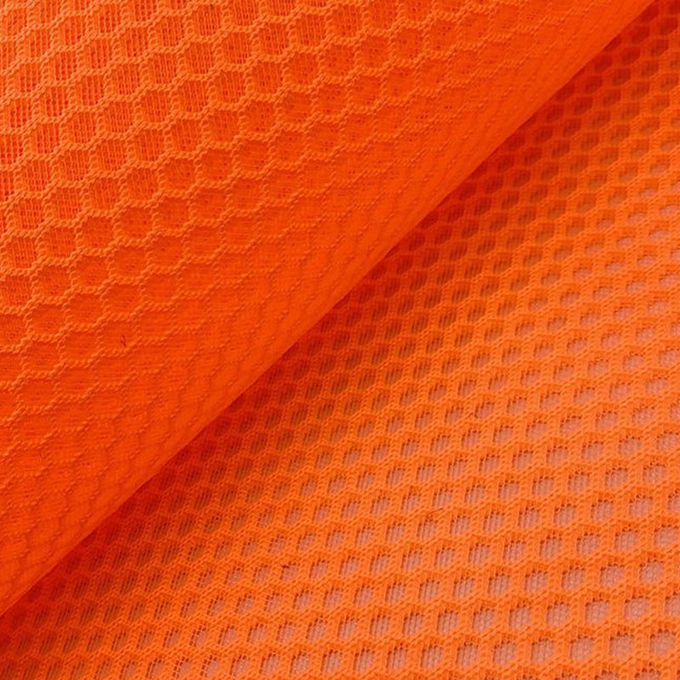 100% Polyester Geri Dönüştürülmüş Polyester Ağı Dikiş Airmesh 3D Ağı Malzemesi 7