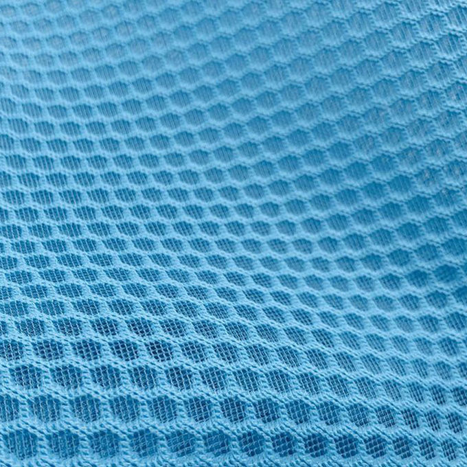 100% Polyester Geri Dönüştürülmüş Polyester Ağı Dikiş Airmesh 3D Ağı Malzemesi 8