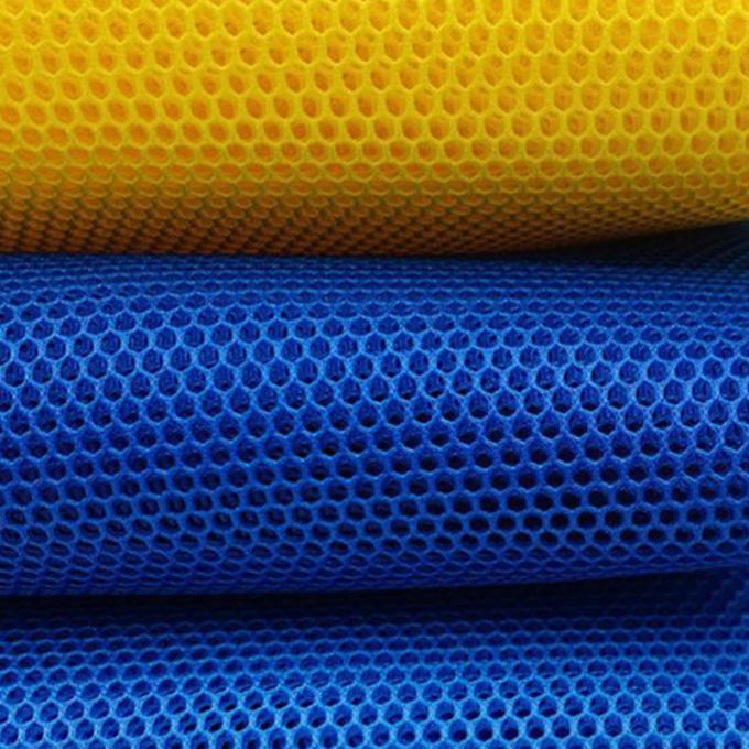 Yüzde 100 Polyester Spacer Mesh Kumaş Hafif Polyester Mesh Kumaş 230gsm 3