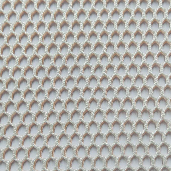 Yüzde 100 Polyester Spacer Mesh Kumaş Hafif Polyester Mesh Kumaş 230gsm 0