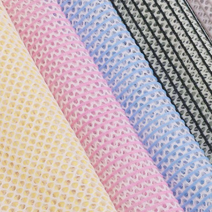 100 Polyester Air Mesh Kumaş Yırtılma Dayanıklı Su geçirmez Solunumlu Mesh Kumaş 2