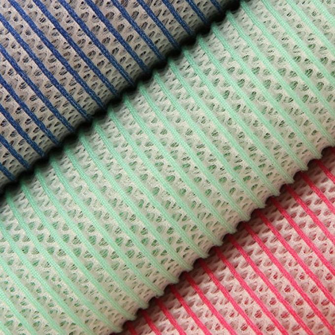 100 Polyester Air Mesh Kumaş Yırtılma Dayanıklı Su geçirmez Solunumlu Mesh Kumaş 1