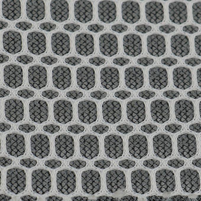 3mm Gri 3D Mesh Malzemesi % 100 Polyester Mesh Kumaş Nem emici 2