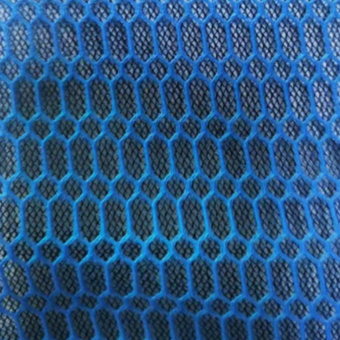 3mm Gri 3D Mesh Malzemesi % 100 Polyester Mesh Kumaş Nem emici 0