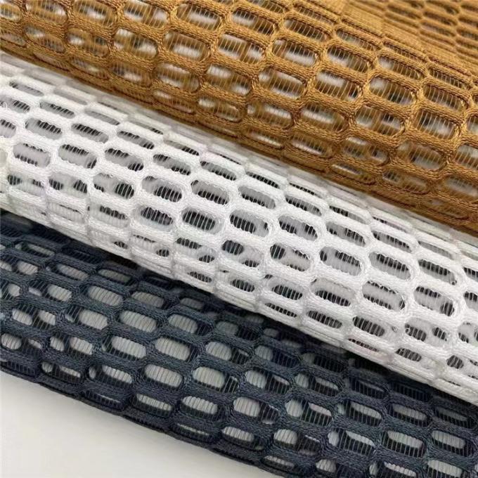 Airmesh örgülü aşınmaya dayanıklı spacer mesh kumaşı 100% polyester çift taraflı 0