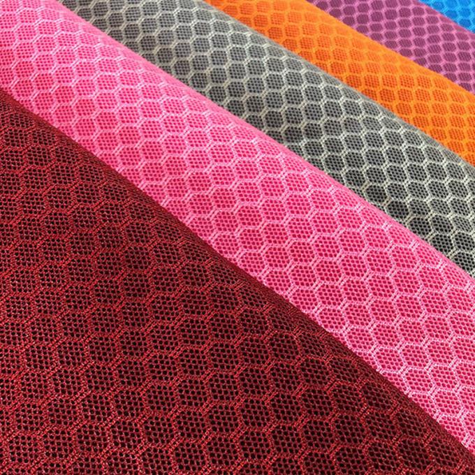 3mm örgülü hava ağı 250GSM Polyester Spor ağı Kumaş Bagaj için gözyaşı geçirmez 2