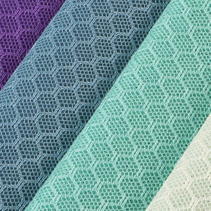 3mm örgülü hava ağı 250GSM Polyester Spor ağı Kumaş Bagaj için gözyaşı geçirmez 1
