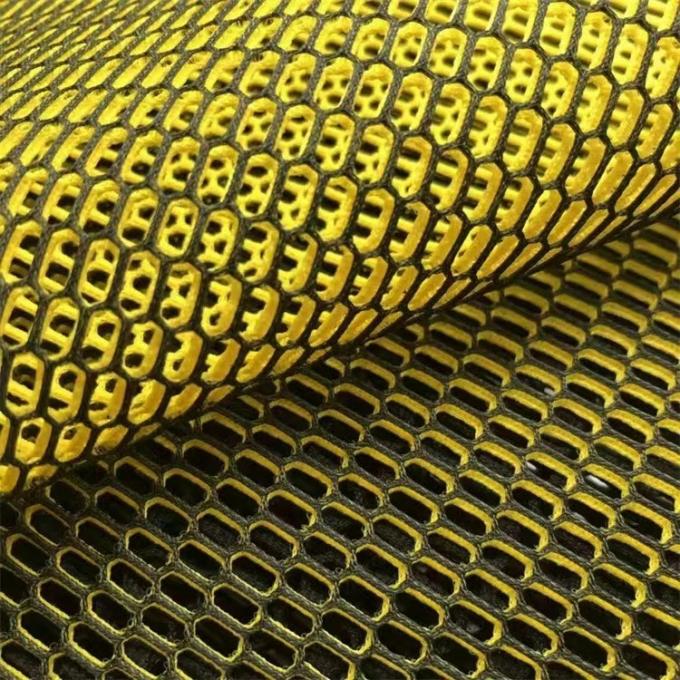 2 Renkli Dikişli Hava Ağı Malzemesi 100% Polyester Solunumlu Ağı Malzemesi 5
