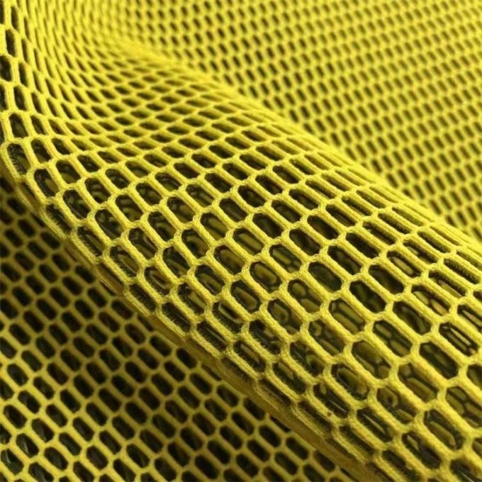 2 Renkli Dikişli Hava Ağı Malzemesi 100% Polyester Solunumlu Ağı Malzemesi 4