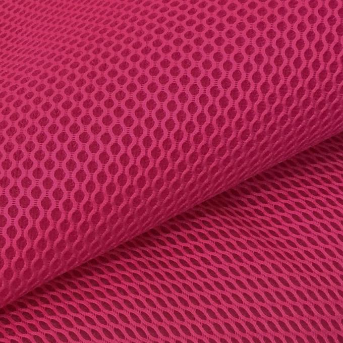 Dokunulmuş solunumlu spacer mesh kumaş 100% polyester hava örgü kumaş 3mm 3