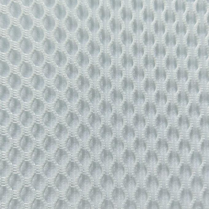 Dokunulmuş solunumlu spacer mesh kumaş 100% polyester hava örgü kumaş 3mm 2