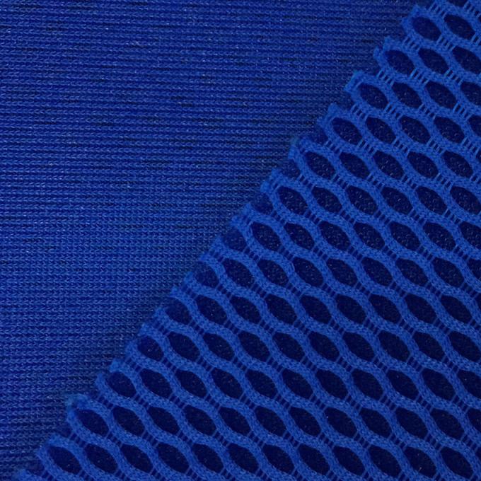 Dokunulmuş solunumlu spacer mesh kumaş 100% polyester hava örgü kumaş 3mm 0