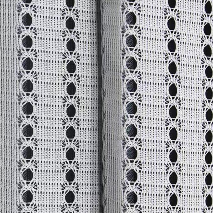 320gm 75D Spacer Mesh kumaş Spor kıyafetleri için hafif poliester kumaş 1