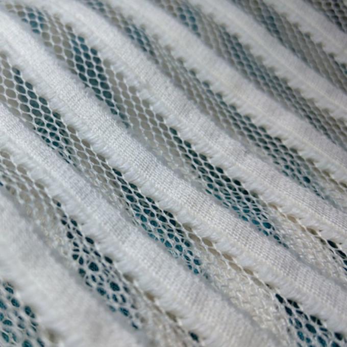 2mm 290gm Poly Mesh Kumaş Nefes Alıcı Mesh Malzemesi 100% Polytester 0