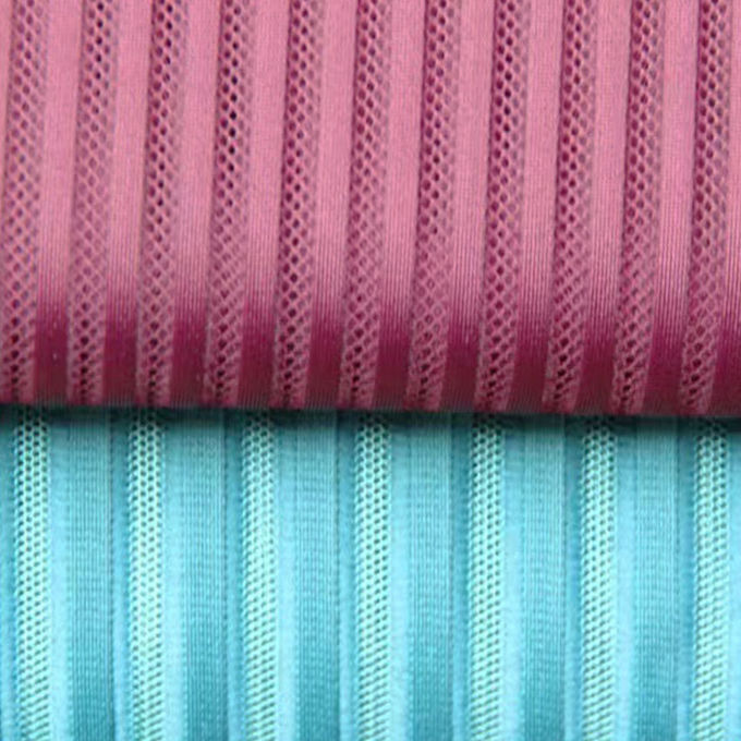100% Polyester Mesh Kumaş Uzay Mesh Kumaş Tricked Airmesh Kumaş için 0