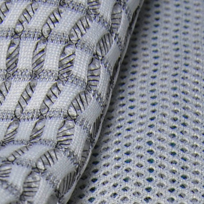 200gm 75D Polyester Mesh Air Mesh Malzeme Solunumlu Kanal Sofa için 0