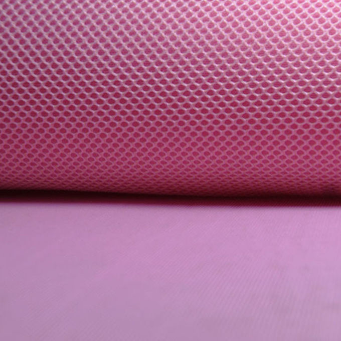 430gm Activewear Spacer Mesh kumaş Nem emici poliester hava örgü kumaş 0