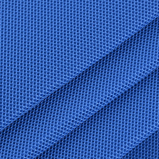 430gm Activewear Spacer Mesh kumaş Nem emici poliester hava örgü kumaş 1